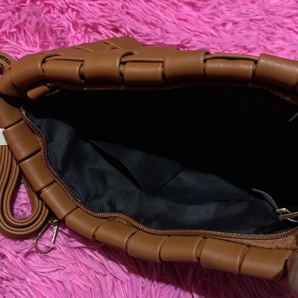 Woven Versatile Multi Strap Brown Bag - Picture 5 of 10